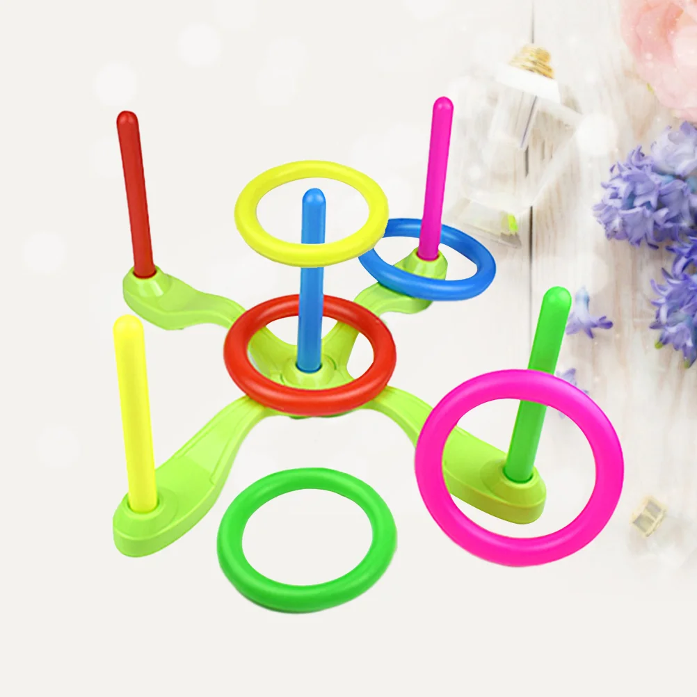 

1 Set of Throwing Circle Game Outdoor Parent-child Educational Game for Kids Gift