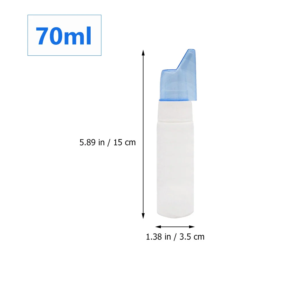 

70ml Nasal Spray Device Tiny Bottles Refillable Atomizer Bulk Mini Mister Sprayer Saline Nebulizer Machine Portable