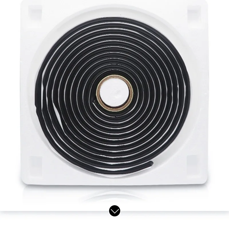 1 шт. высококачественная уплотнительная лента из силиконовой резины диаметром 8