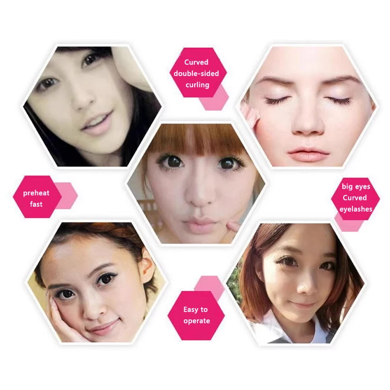 Долговечные портативные электрические щипцы для завивки ресниц с технологией