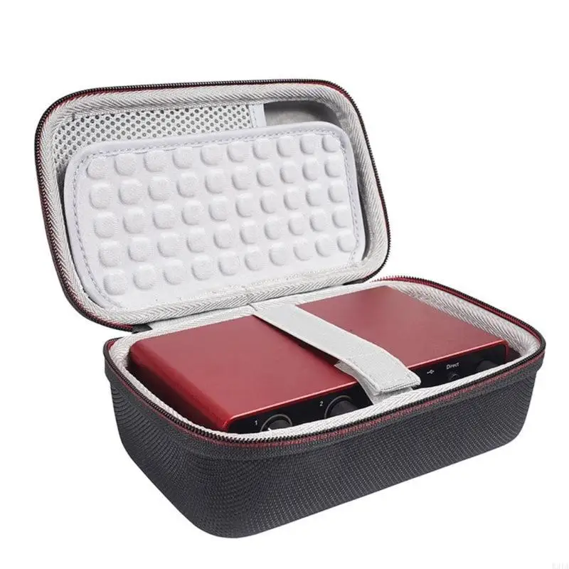 Фото R91A Hard Suck Eva Bag для Focusrite Scarlett 3/4 Audios Interfaces Interfaces Shock -Resing Case с карманной коробкой для №5