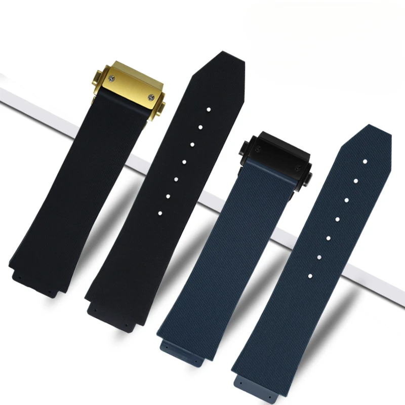 Ремешок для часов Hublot Big Bang силиконовый 26*19 мм водонепроницаемый мужской ремешок