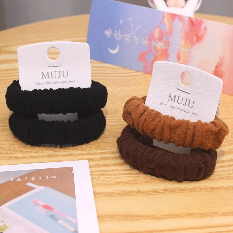 4 шт. новый модный Бутик Простой широкий зажим для конского хвоста резинка волос