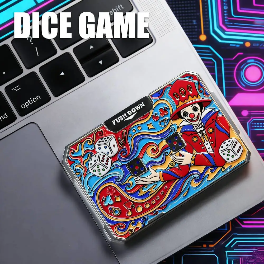 Фото Механический кубик-роллер для карточных игр, EDC-игрушка, кнопочный роллер для игральных костей, фиджет-роллер для карт, EDC-игрушка для снятия стресса, для ролевых игр №2