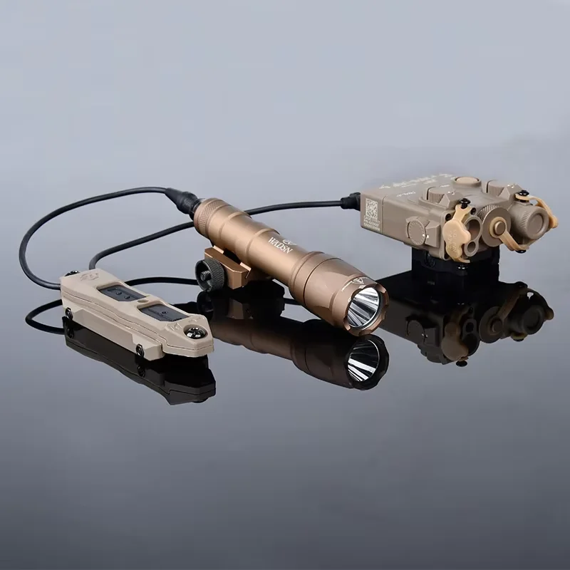 Tacitcal DBAL A2 Red Green Dot Laser Surefire M300 M600 Фонарик с двойным переключателем Набор Охота