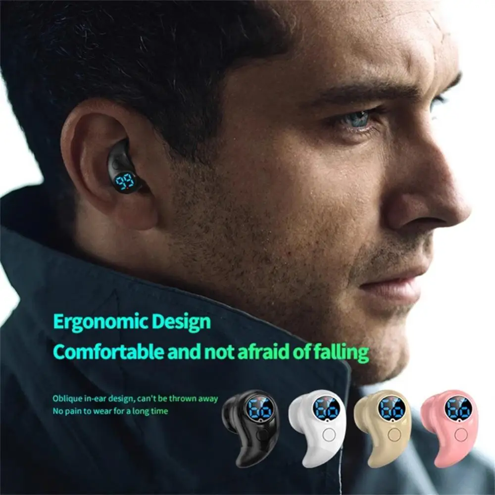 S830 цифровой дисплей V5.2 Bluetooth-гарнитура питания Голосовая активация