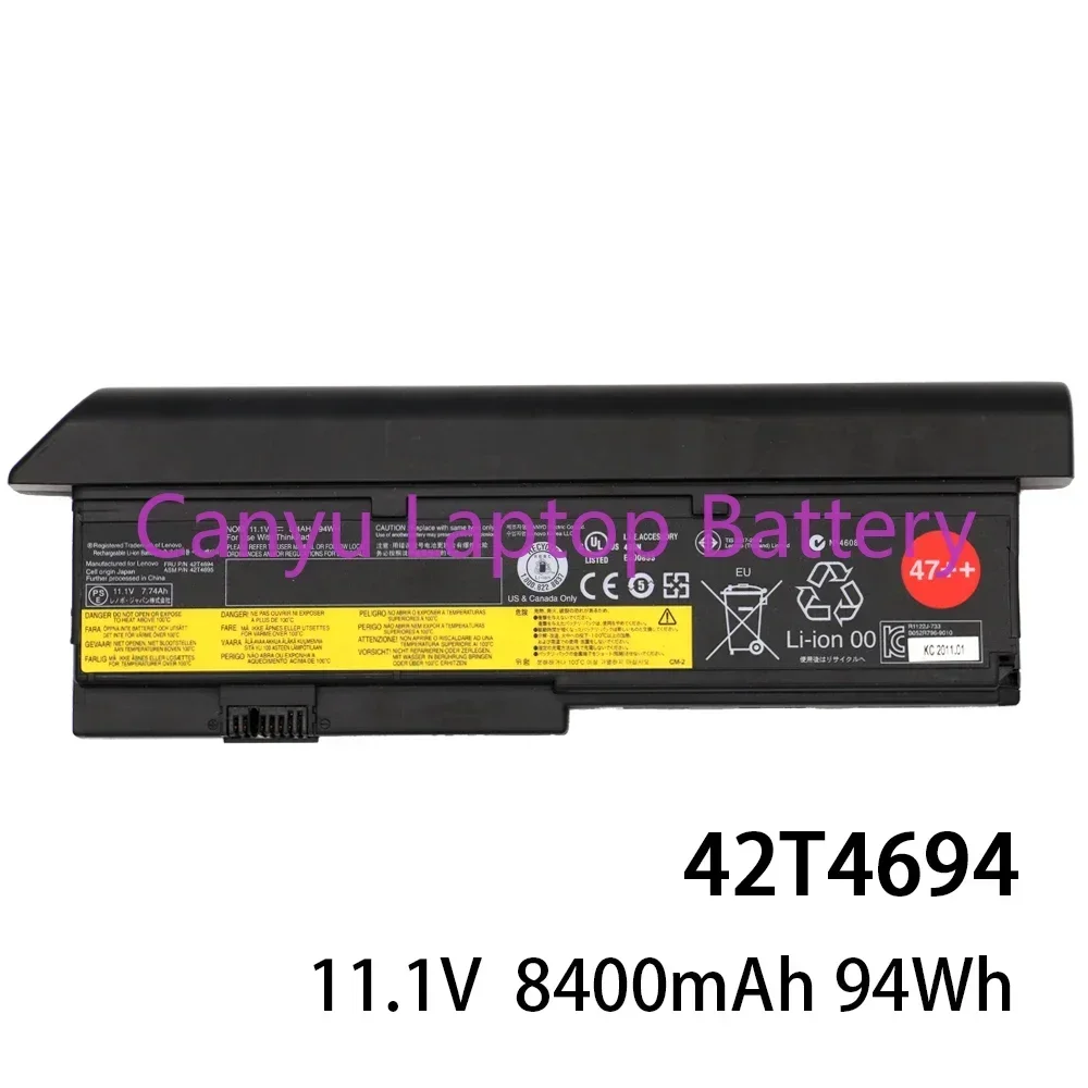 2024 Новый 42T4694 11 1 В для Lenovo 42T4542 42T4647 42T4648 42T4649 42T4650 42T4696 42T4823 42T4825 42T4837 Аккумулятор
