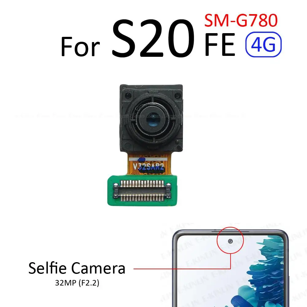 Фронтальная камера для селфи Samsung Galaxy S20 Plus FE Ultra G980 G981 G985 G986 G780 G781 G988 гибкий кабель