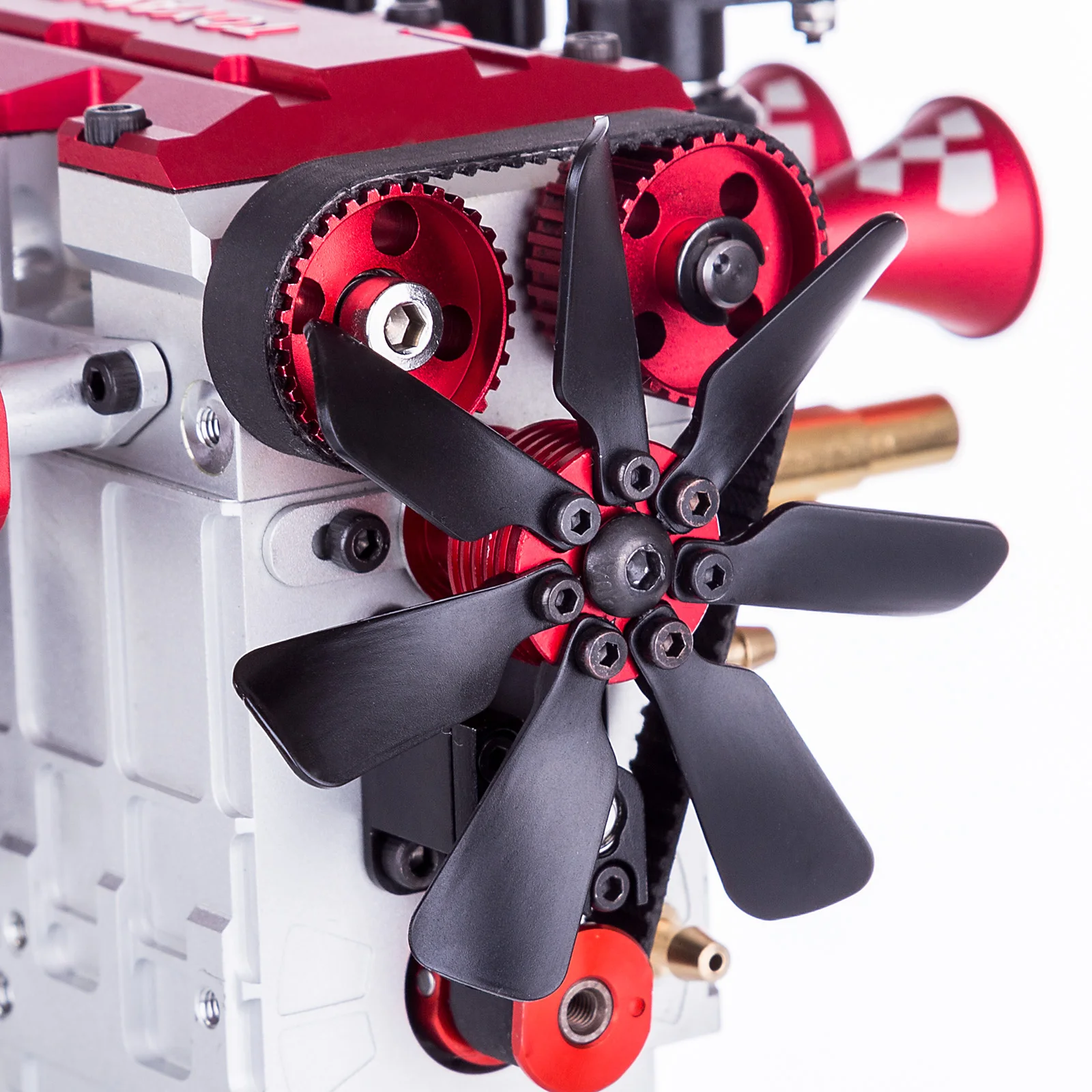 TOYAN FS-L400 14cc линейный четырехцилиндровый четырехтактный нитродвигатель с водяным