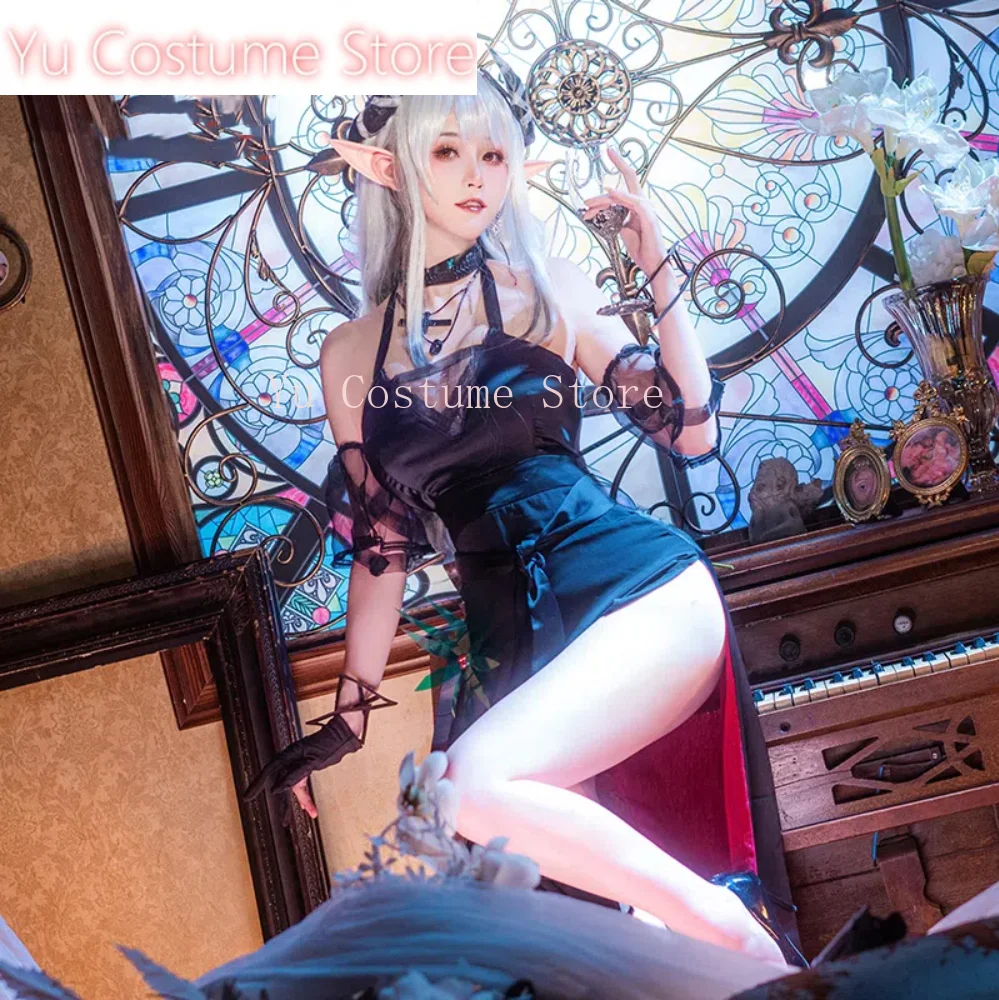 《В НАЛИЧИИ》Arknights Mudrock Rhythmic Synesthesia Косплей Костюм Cos Game Аниме Вечеринка Униформа