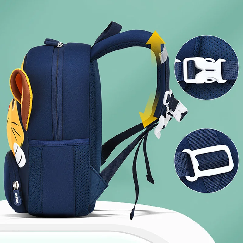 2022 Cartoon Lion King School Bags for Boys1-3-6 Years Old Kindergarten Anti-lost 3D Monkey Backpacks Kids Girl Mochila Infantil