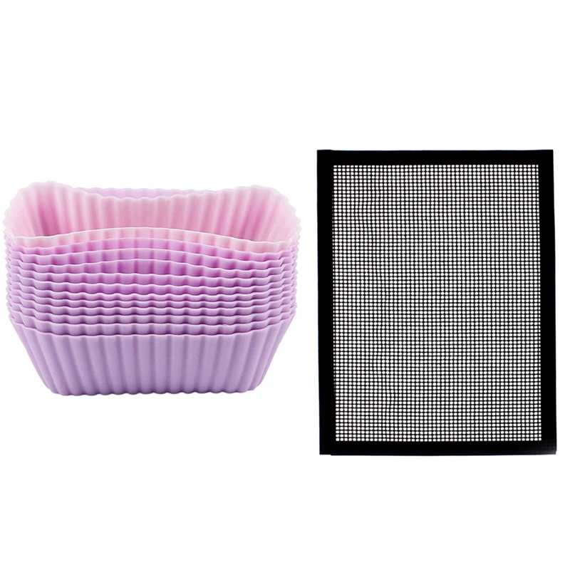 

12 шт., рифленые кекс и печенья формы для выпечки