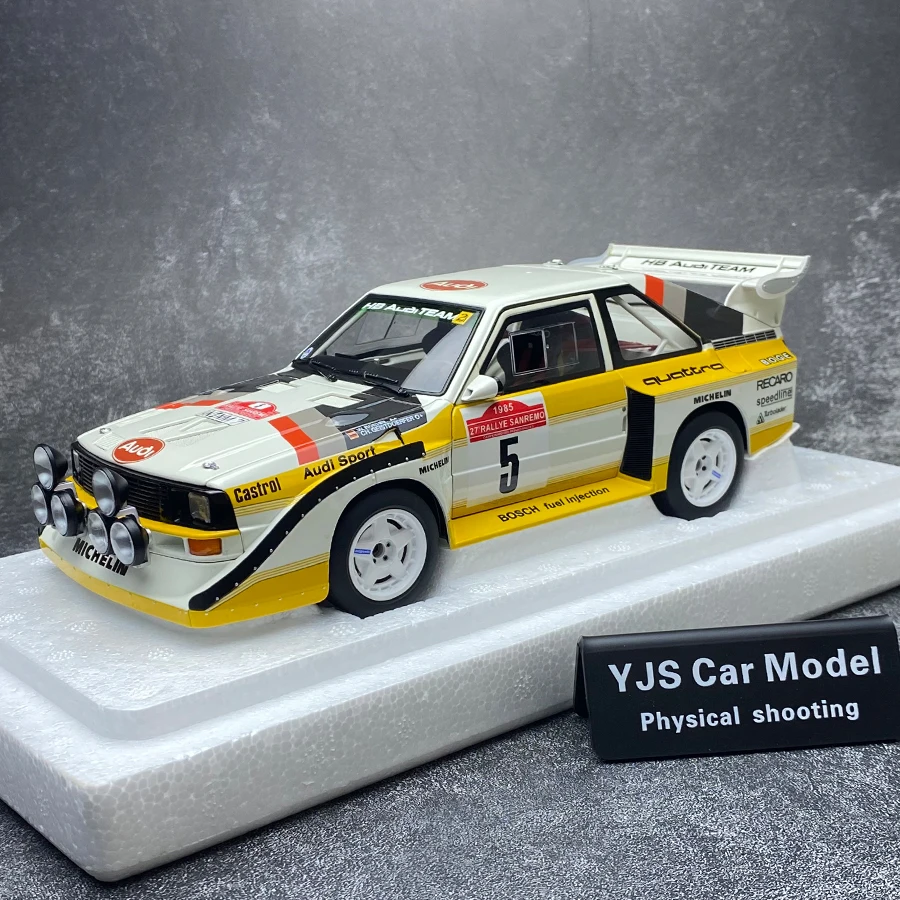 AUTOART 1/18 Audi Sport Quattro S1 ралли Сан Ремо 1985 #5 модель автомобиля статический дисплей