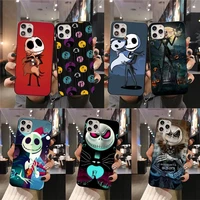 the nightmare before christmas phone case for iphone 13 12 11 pro mini xs max 8 7 plus x se 2020 xr cover