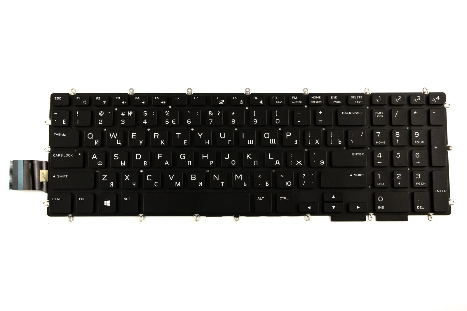 Клавиатура для ноутбука Dell Alienware M15 R1 с подсветкой P/n: 0FK8H3 0KN4-0D1RU16 SG-95000-XAA |