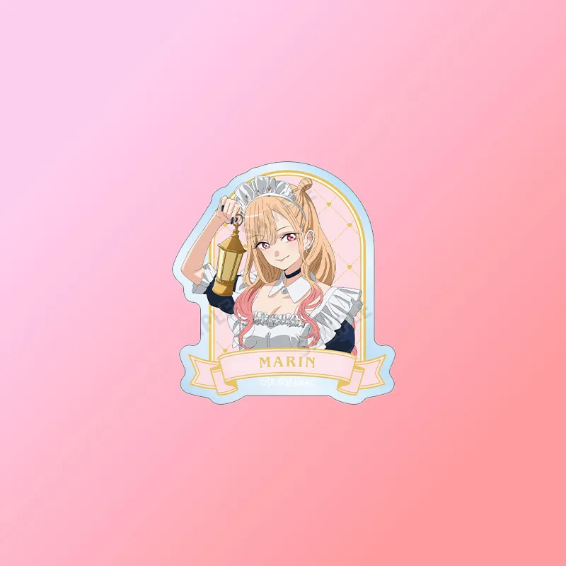 Фото Акриловая фигурка-подставка My Dress-Up Darling ANIME с персонажами Марин Китагава и Вакана Годжо, модель для косплея, игрушка, подарок на день рождения, украшение, брелок №5