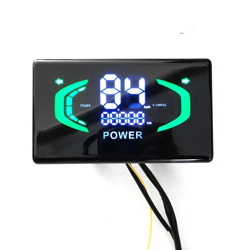 

48V 60V 72V High Brightness Electric Bicycle Instrument Panel For Lead-acid Battery E Bike LED Display Electric Bike Accessorie