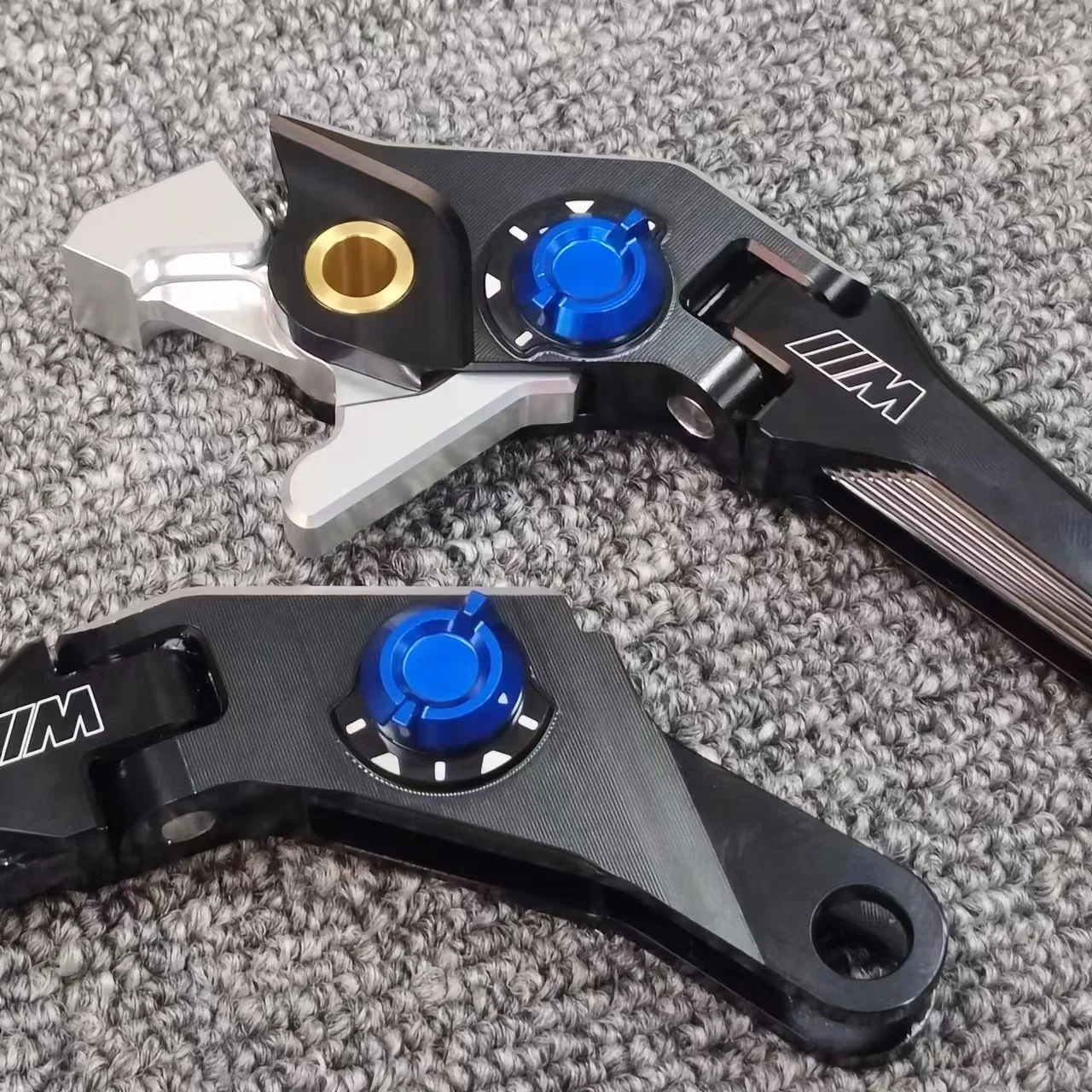 Рычаги тормозной муфты с логотипом M для мотоцикла алюминиевая складная