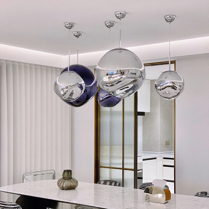 

Modern Decor LED Pendant Light Luxury Ball Lampshade HangLamp Fixtures for Living Room Bedroom Luminaire Pendant Lamp Lighting