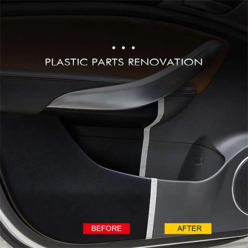 

120ml Refurbishment Agent Practical Plastic Retreading Agent Car Accessories Plastic Refurbished Coating Dustproof Car Supplies