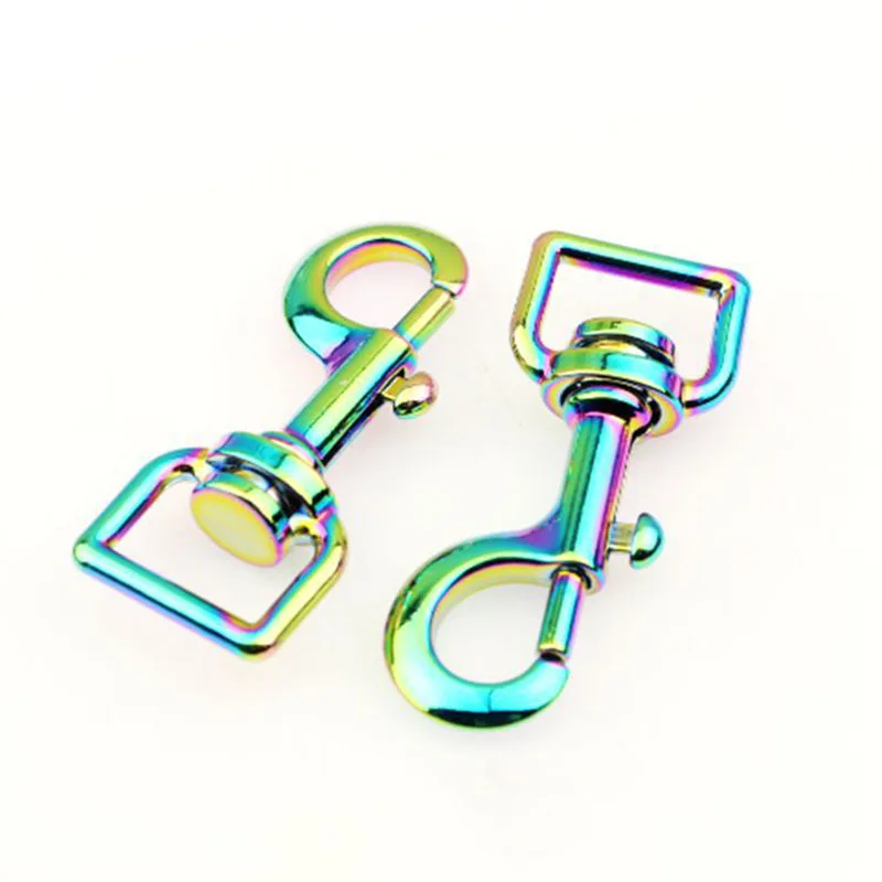 1 шт. металлический цветной карабин для карабина поворотный крючок глаз кожаный