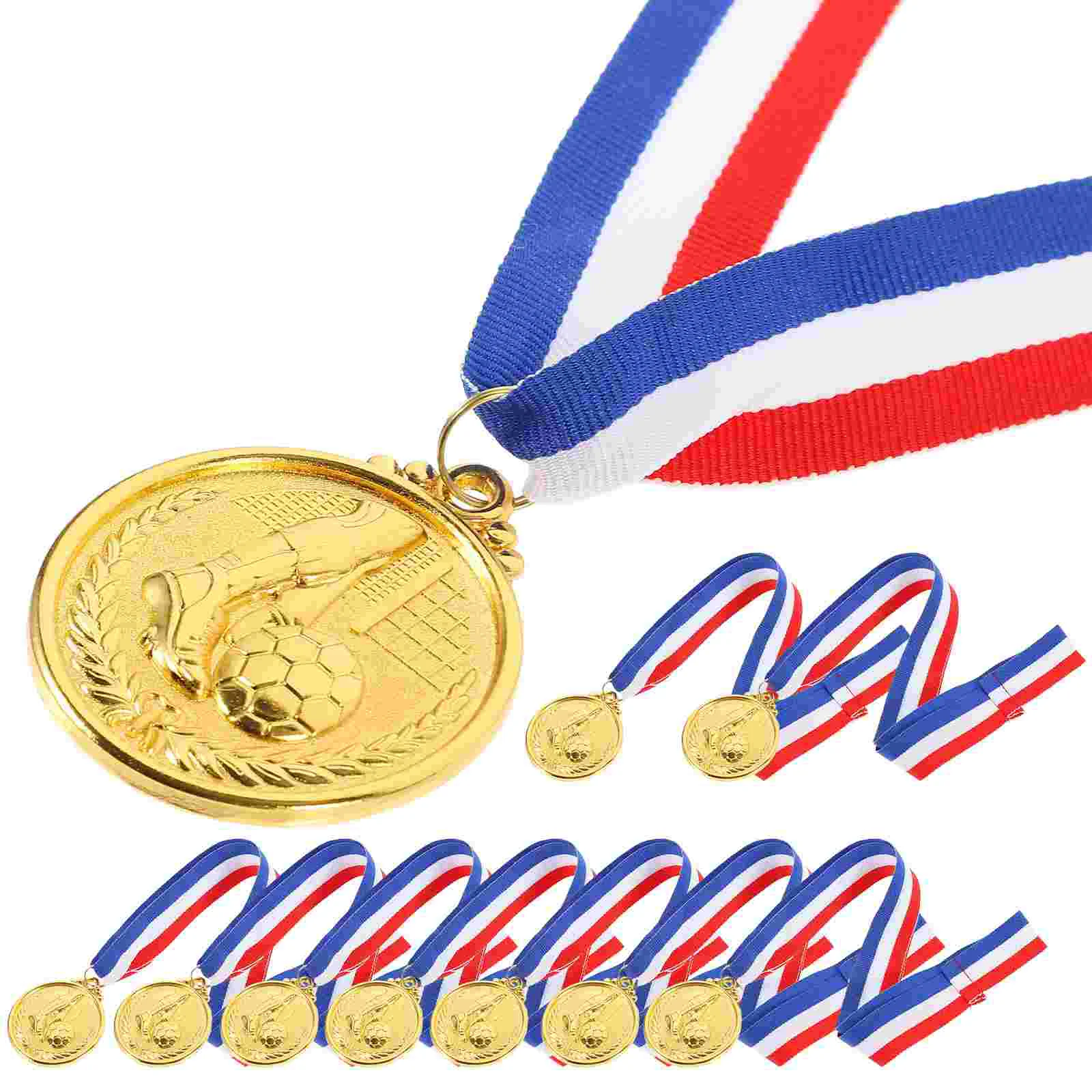 

Ribbon Student Encouragement Medals Reward Award Soccer Metals Football Delicate