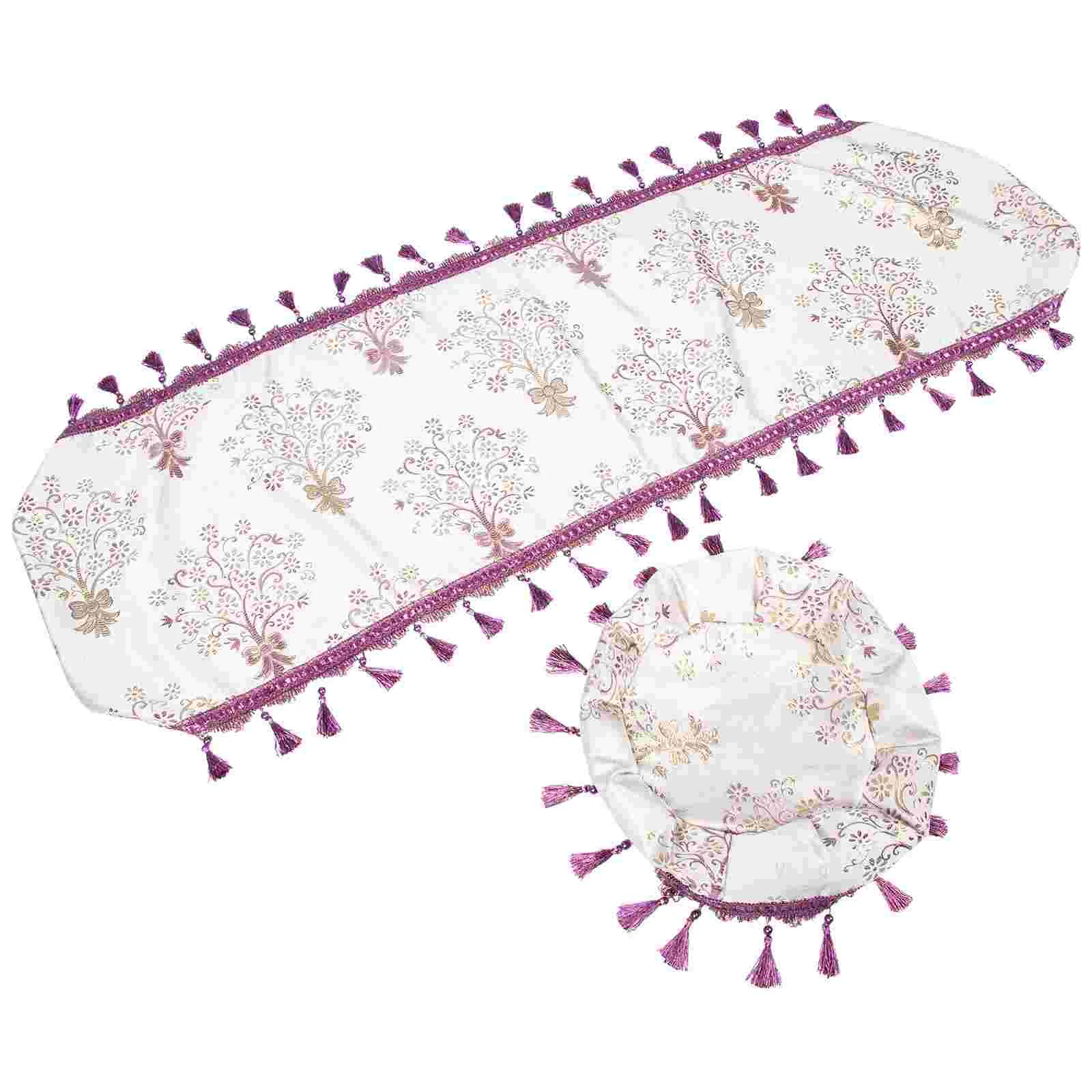 

Cover Guzheng Cloth Piano Keyboard Instrument Musical Chair Stooltassel Silk Key Decorative Anti Chinese Instruments Digital