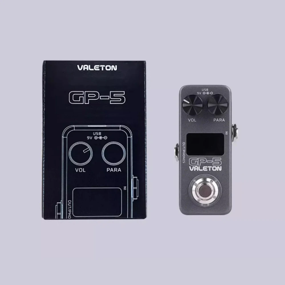 Фото Гитарный мультиэффект-процессор Valeton GP-5 с моделированием усилителей, лупером, IR-имитацией кабинетов, Bluetooth, USB-записью (только на китайском языке) №2