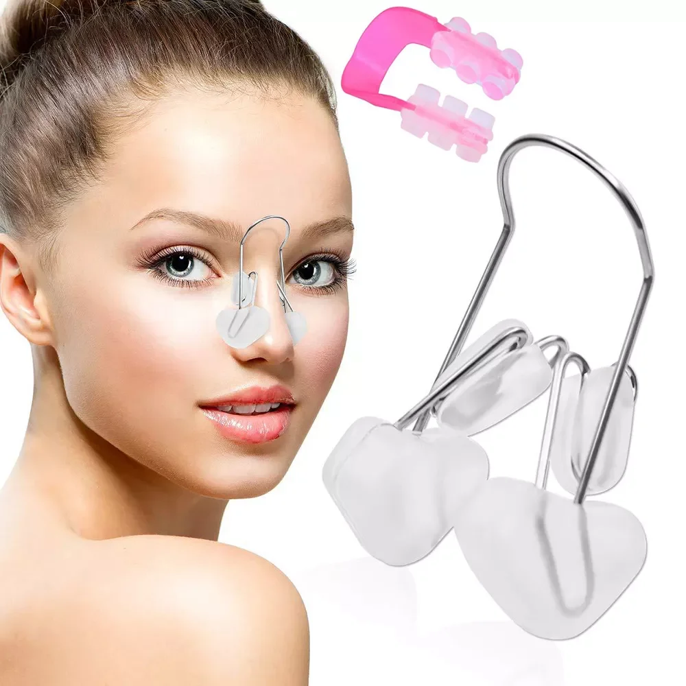 

NEW2023 Nose Up Lifting Shaping Shaper Orthotics Clip Beauty Nose Slimming Massager Straightening Clips Tool Nose Up Clip Correc