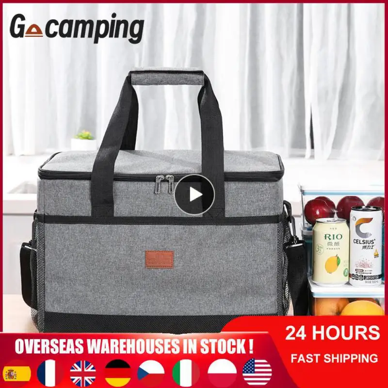 

High Capacity Oxford Cloth Lunch Bag Thicken And Increase Multi-color Optional Insulation Bags Black Outdoor Product Picnic Bag