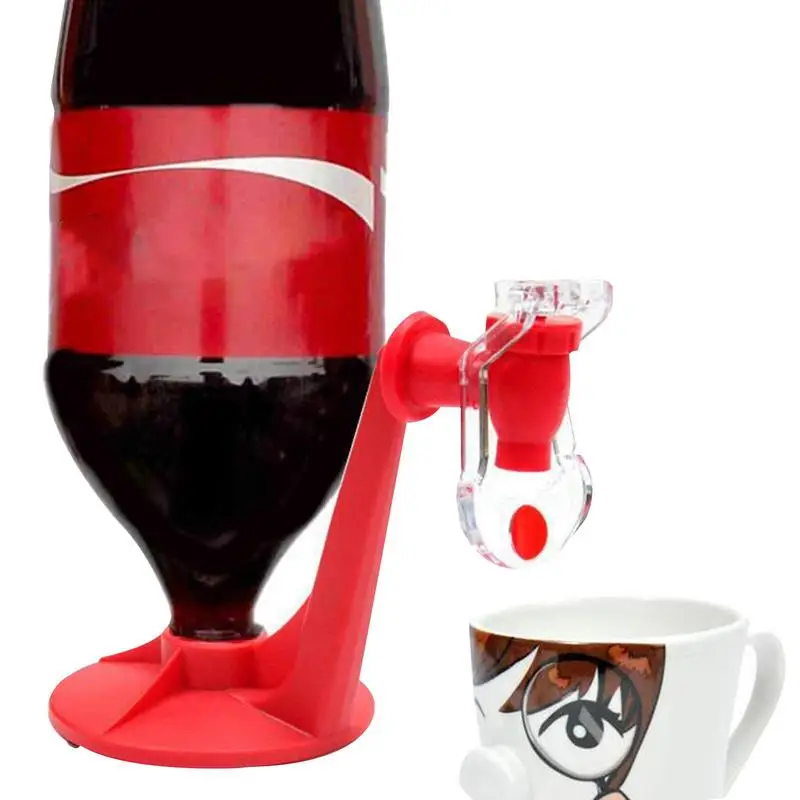 

Creative Saver Soda Dispenser Bottle Coke Upside Down Drinking Water Dispense Machine Switch For Gadget Party Home Bar