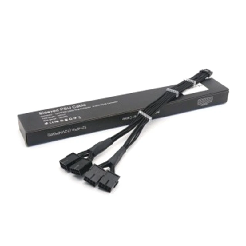 

Кабель PCIE, штекер 16 Pin-гнездо 8Pinx 4 шт. PCI-E кабель питания, шнур, видеокарта, сплиттер, удлинитель, провод E8BE