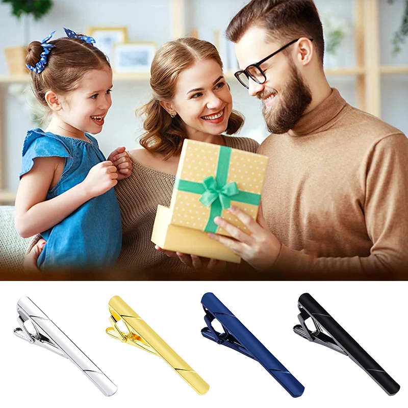 

High Quality Tie Clips Men's Metal Necktie Bar Crystal Dress Shirts Tie Pin For Wedding Ceremony Metal Tie Clip Man Accessories