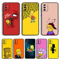 anime simpsons cool for samsung note 20 10 9 8 ultra plus lite m52 m22 m32 m62 m31s m21 m20 m12 m10 black phone case