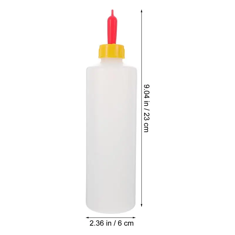 

5 Sets Lamb Milking Bottle 400ml Livestock Feeding Bottle Milk Bottle Lamb Bottle Pot Milk Bucket Animal Bottle