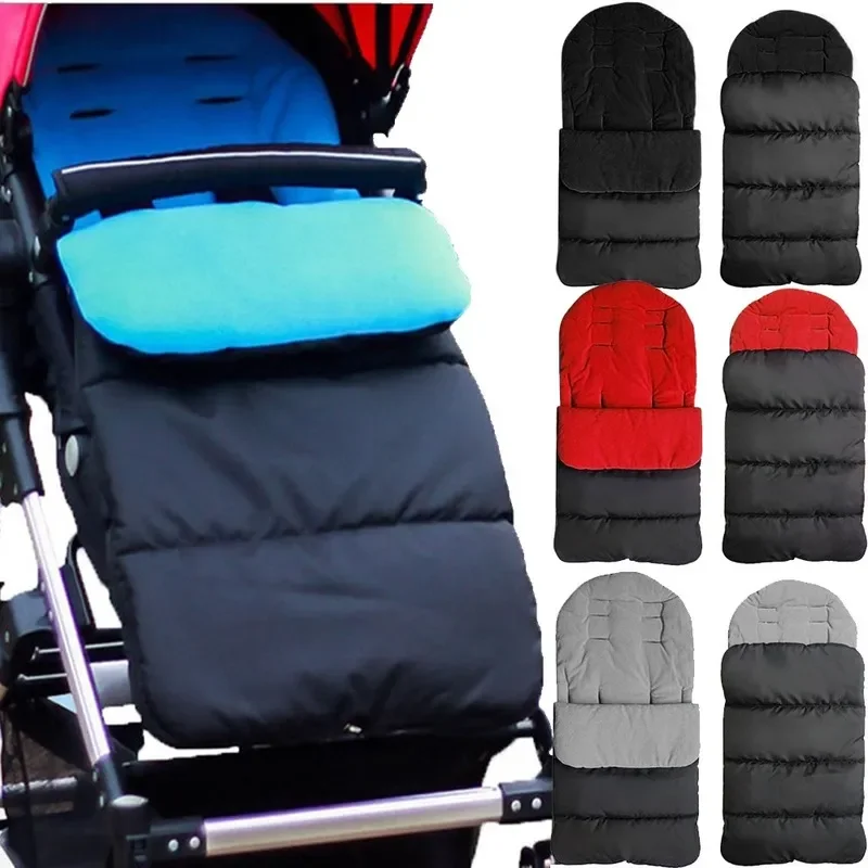 

Universal Stroller Footmuff Cover Blanket Cosy Toes Buggy Seat Cushion for Baby Thick Soft Warm Windproof Newborn Sleeping Bag