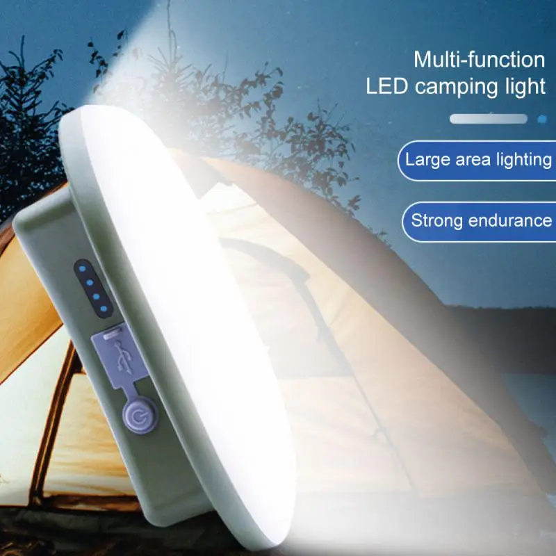 New Upgraded Rechargeable LED Camping Strong Light With Magnet Zoom Portable Torch Tent Light Work Maintenance Lighting