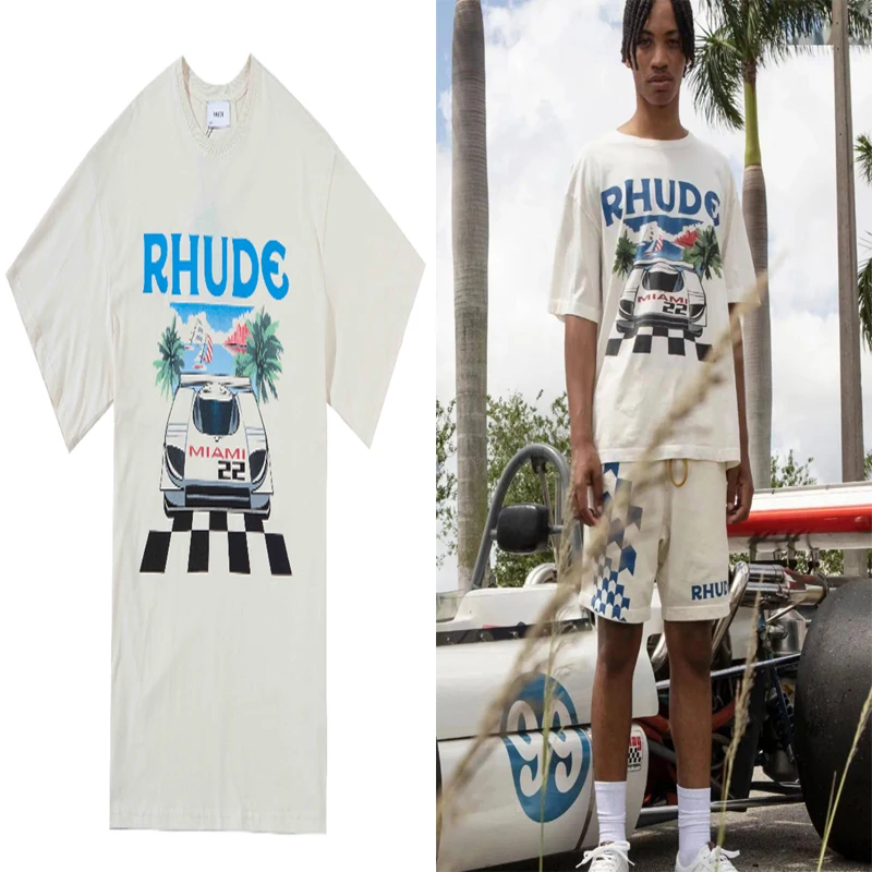 Camiseta de carreras para hombre y mujer, ropa de calle con estampado Miamin, limitada, novedad