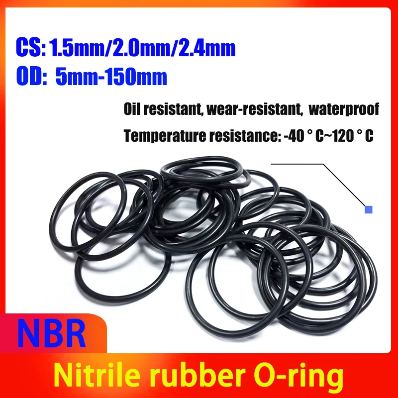 

Уплотнительное кольцо из нитрила 5-150 мм