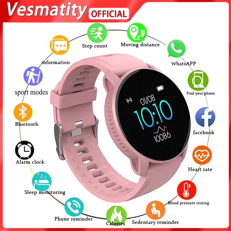

W9 Bluetooth-compatible Smart Bracelet 2023 Women Men Sports Fitness Smart Watches r Heart Rate Monitor Sport Smart Watch