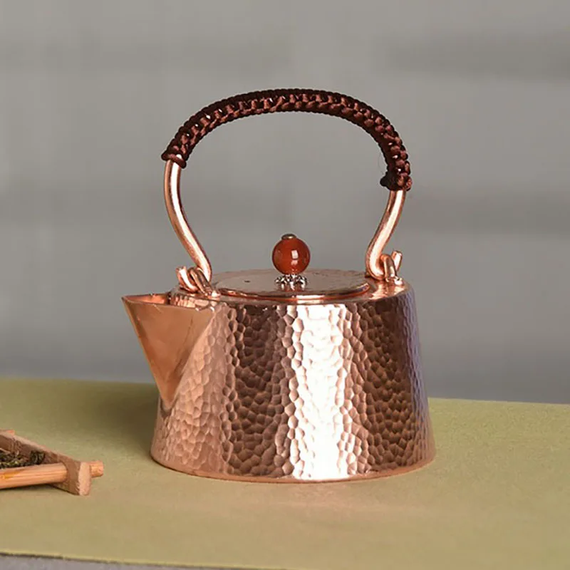 Vintage Tea Kettle Teapot Set Japanese Tea Kettle Handmade Water Kettles Copper Metal Water Jug Metal Teaware Tea Ceremony