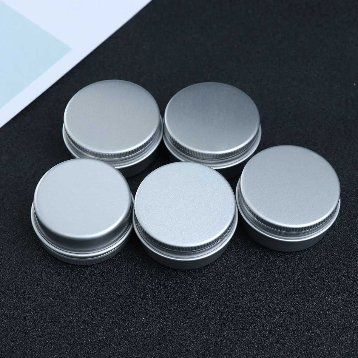 

Tin Jars Containers Empty Tins Aluminum Withtravel Cream Lip Jar Balm Screw Metal Lids Can Potmakeup Sample Round Pots Cans