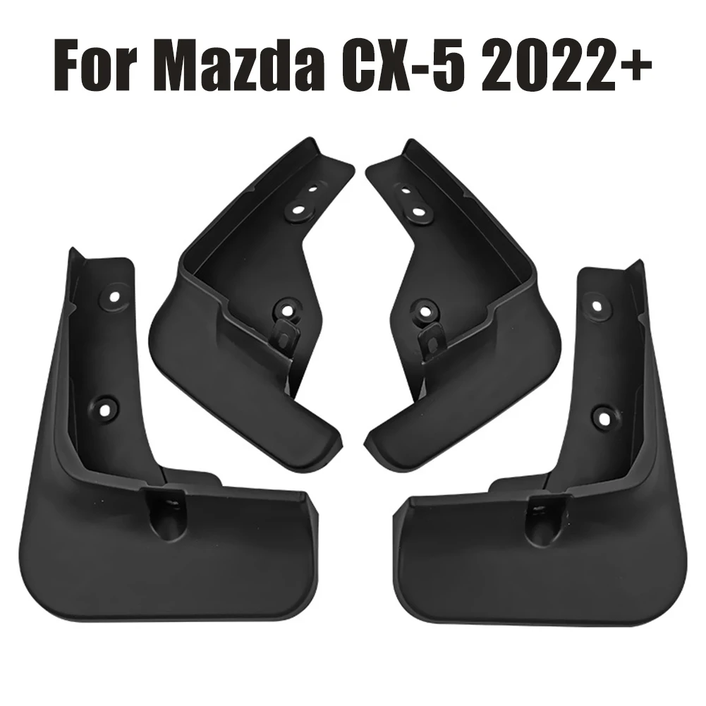 

Splash Guards Fenders Mud Flaps Guards Plastic Strong Toughness Black Light Weight For Mazda CX5 CX-5 SUV 2022+