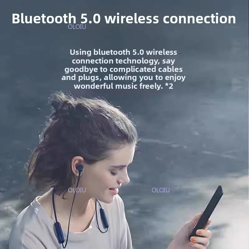 Беспроводные Bluetooth-наушники OLOIU с сабвуфером, совместимые с Sony WI-XB400, с креплением на шею [Аудиоаксессуары] (art.: 3920db72b1acd) - 3920db72b1acd