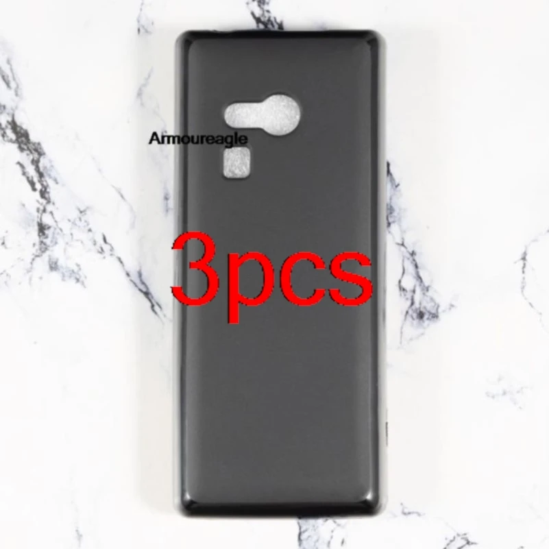 3 шт. для nokia 216 гелевый пудинг силиконовый защитный чехол телефона черная задняя