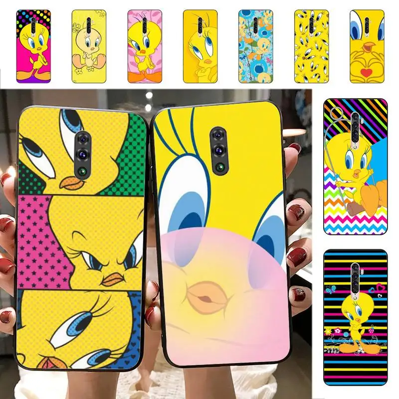 

Cartoon Tweety Bird Piolin Phone Case for Vivo Y91C Y11 17 19 17 67 81 Oppo A9 2020 Realme c3