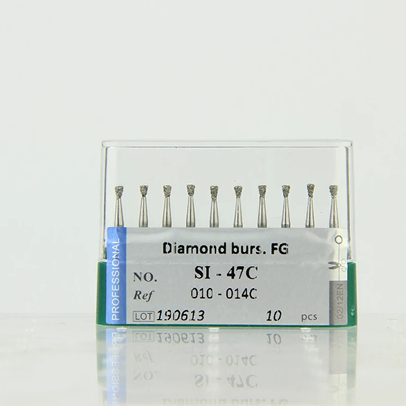 Стоматологические алмазные боры перевернутый конус SI для высокоскоростного