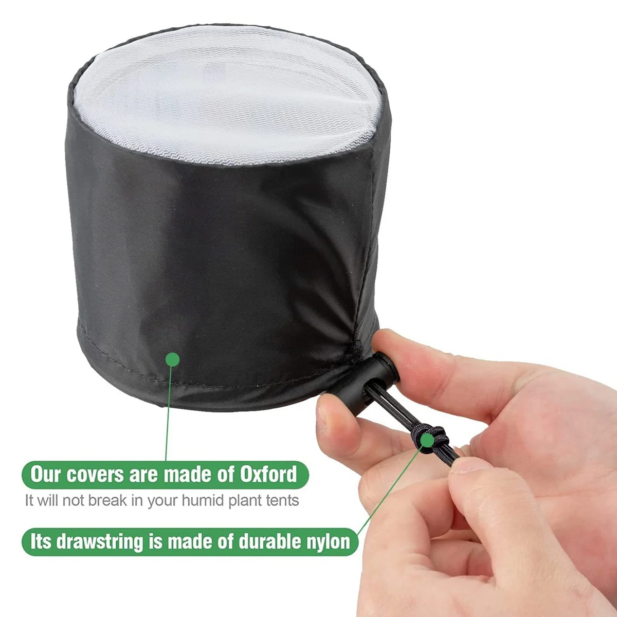 

2Pcs Tents Vent Cover Duct Filter Vent Cover Grow Filter Cover with Elastic Band and Fixed Buckle To Dust-Proof