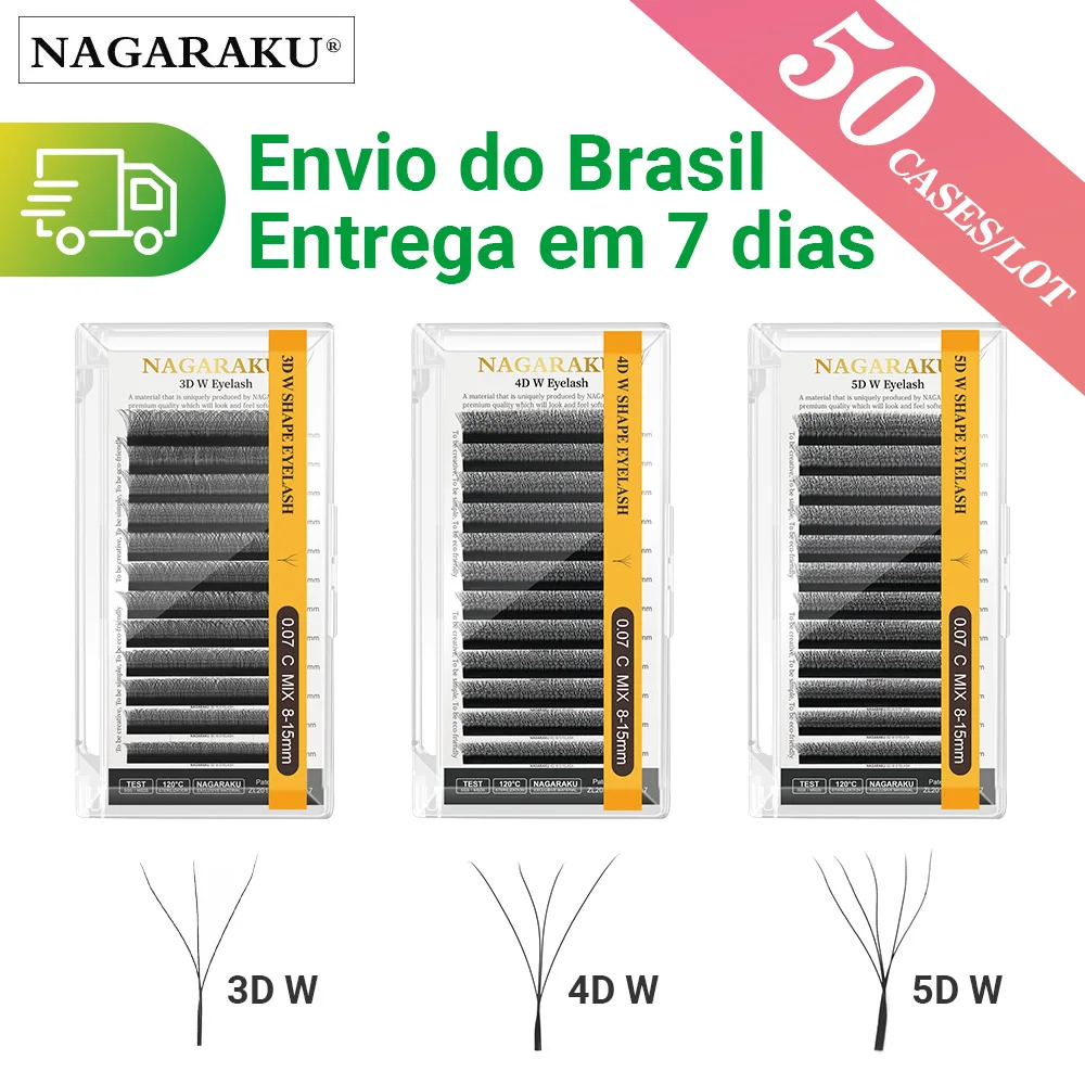 NAGARAKU Быстрая доставка 50 чехлов W-образной формы 3D 4D 5D Готовые вентиляторы