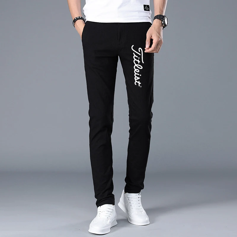 2023 New Spring Summer Autumn Men's Golf Pants High-quality Elastic Fashion Casual Breathable Trousers Men's Golf Clothing